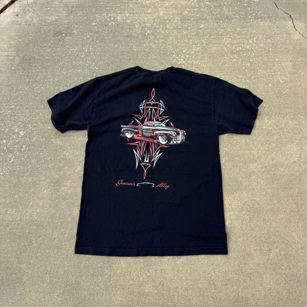Greaser’s Alley y2k car tee mens size M Medium